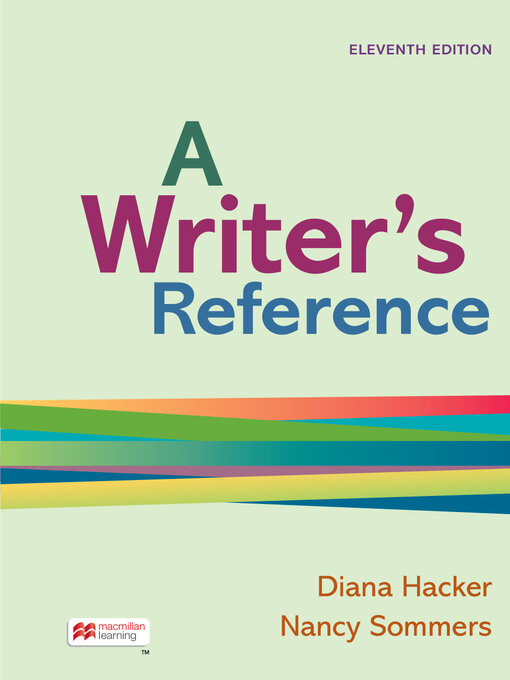 Title details for A Writer's Reference by Diana Hacker - Available